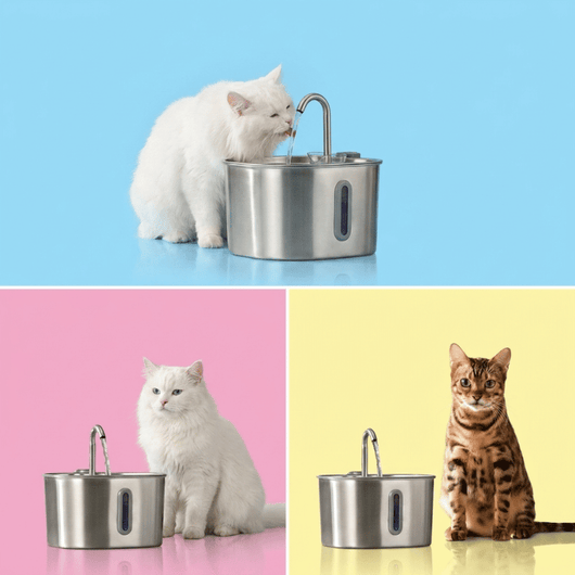 Purrspring - Stainless Steel Cat Water Fountain