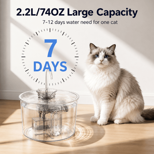 Purrspring - Stainless Steel Cat Water Fountain