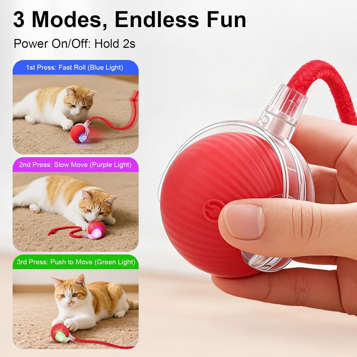 **Interactive Smart Motion Pet Play Ball**