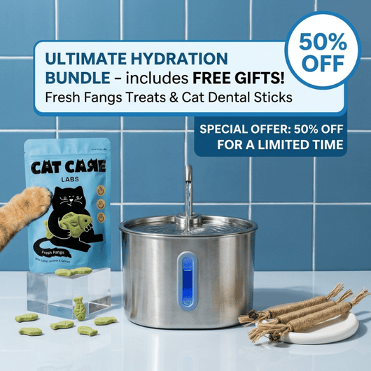 Purrspring - Stainless Steel Cat Water Fountain